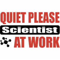 Quiet Please Scientist At Work photo sculptures by busybrain Quiet Please Scientist At Work photo sculptures