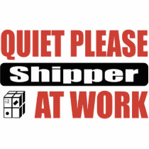 Quiet Please Shipper At Work photo sculptures