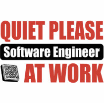 Quiet Please Software Engineer At Work photo sculptures by busybrain Quiet Please Software Engineer At Work photo sculptures