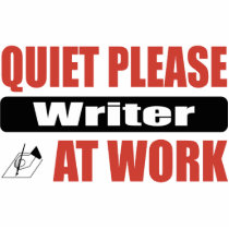 Quiet Please Writer At Work photo sculptures