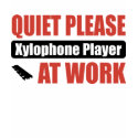 Quiet Please Xylophone Player At Work t-shirts