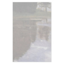 Quiet Pond In The Park Of Appeal By Klimt Gustav Customized Stationery