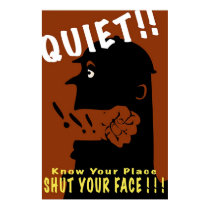 Quiet!! posters