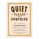 Surprise Birthday Invites