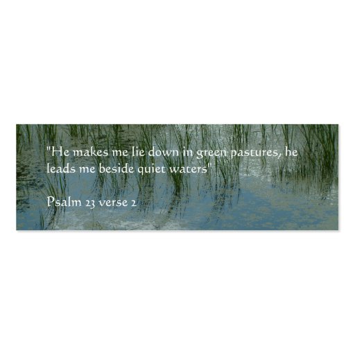 Quiet Waters | Business Card Templates (front side)