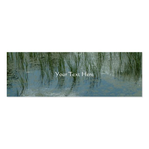 Quiet Waters | Business Card Templates (back side)