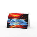 Quiet Waves Greeting Cards by naturetees Quiet Waves Greeting Cards