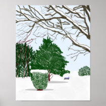 Quiet Winter Day Poster posters