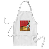 Quigley the Doorcat Apron by mozache Quigley the Doorcat Apron