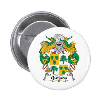Quijada Family Crest Button