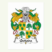 Quijada Family Crest Postcard