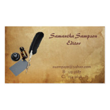 Quill and Ink Business Card