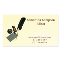 Quill and Ink Business Card