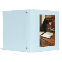 Quill, Papers and Pipe 3 Ring Binder