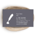Quill Pen and Ink Bottle Business Card business cards