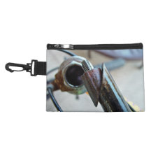 Quill stem and steerer on mountain bike accessories bags