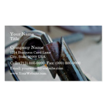 Quill stem and steerer on mountain bike business card template