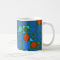 Quilt Abstract (No. 0712) mugs