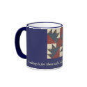 Quilt Block Mug