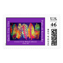 Quilt by Melody Johnson 'Croton#1' postage