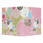 Quilt-Like Patterned Trees Custom Binder binders