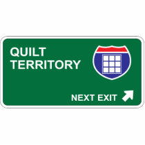 Quilt Next Exit photo sculptures