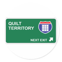 Quilt Next Exit stickers