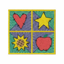 Quilt Squares embroidered shirts