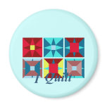Quilt Squares Magnet