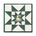 Quilt Star Duck Design Magnet by lkranieri Quilt Star Duck Design Magnet