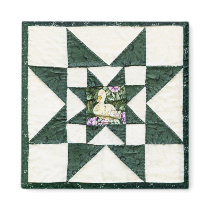 Quilt Star Duck Design Magnet