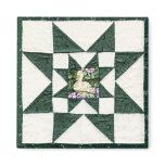 Quilt Star Duck Design Magnet