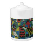 Quilted Abstraction Teapot