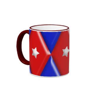 Quilted Americana mug