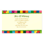 Quilted Business Card!