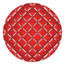 Quilted Envelope Closer (Red) stickers