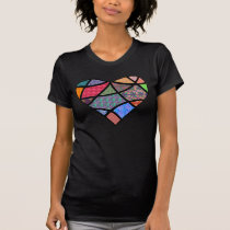 Quilted heart t-shirts