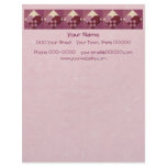 Quilted Hearts letterhead template