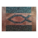 Quilted Ichthus Greeting Card