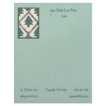 Quilted Pine Tree letterhead