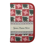 Quilted Pine Trees and Stars Folio Planner