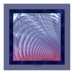 Quilted Satin Blue Quilted Satin Blue