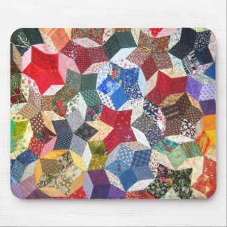 Quilted Stars Mousepad