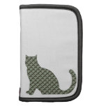 quilted style cat design planner