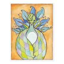"Quilted Wings" Original Artwork Post Cards