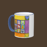 Quilted Zoo Shower Favor Mug-Customize