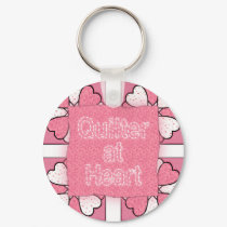 Quilter at Heart keychains