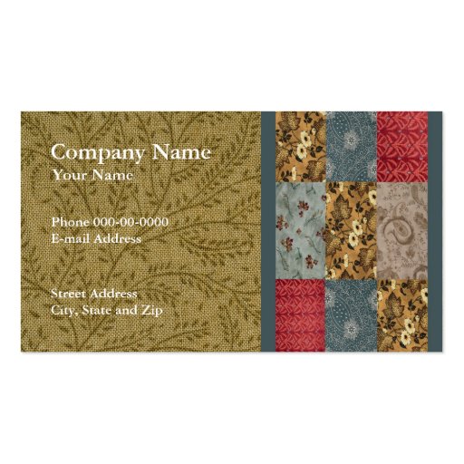 Quilter Business Card