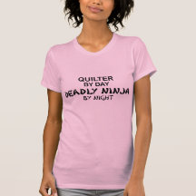 Quilter Deadly Ninja by Night Shirt