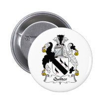 Quilter Family Crest Button
